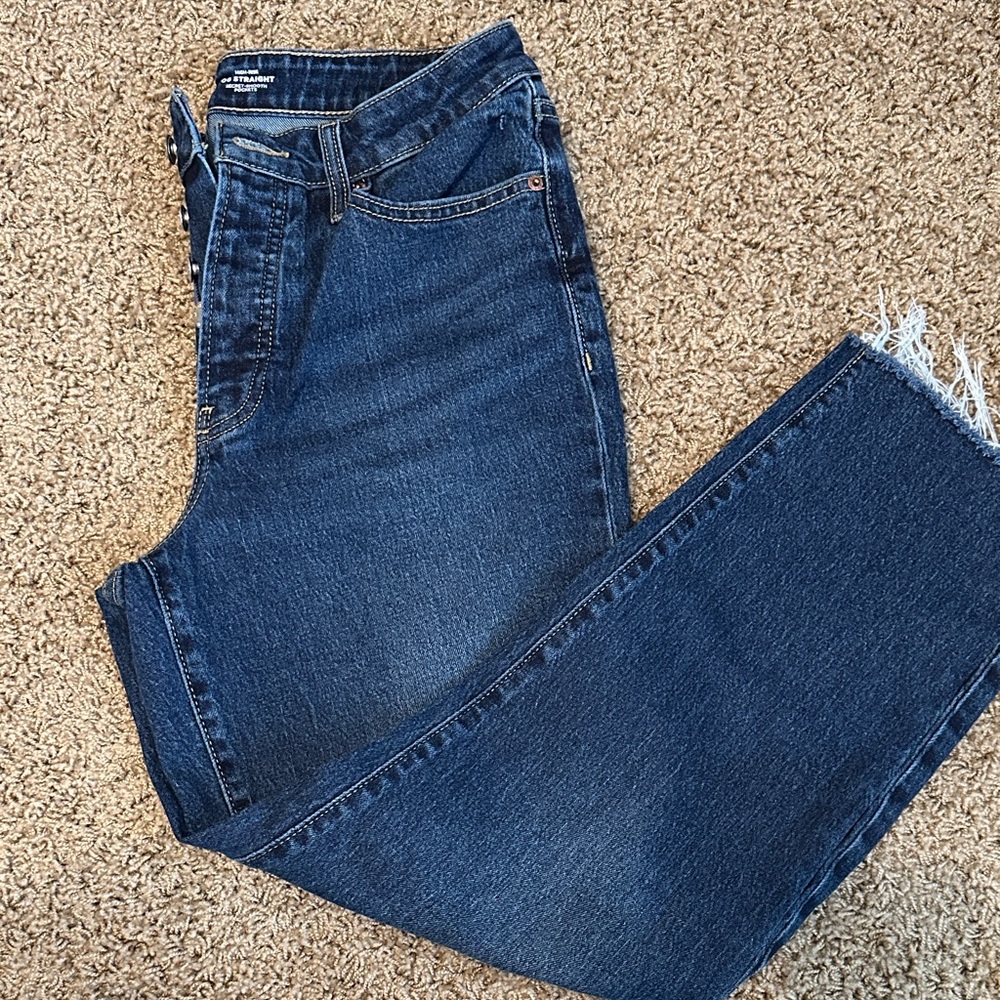 Old Navy Women's Indigo Straight Leg Jeans